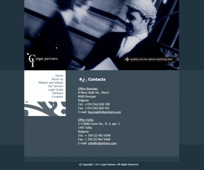 Web Design and Maintenance of a website for a law firm C&L Legal Partners
